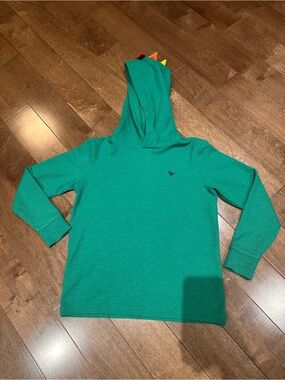 NEXT DIRECT Kids Hooded Top with Dino Spikes in Green